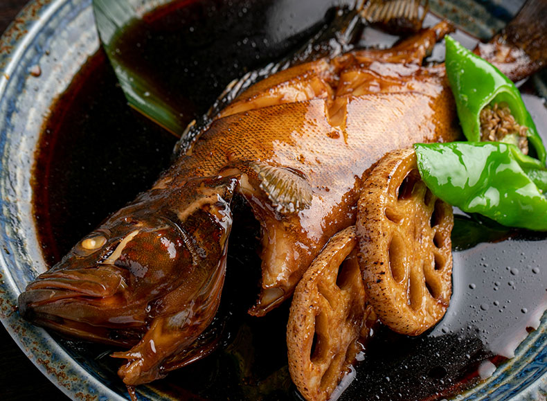 本日の魚の煮付け